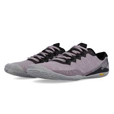 details about merrell womens vapor glove 3 cotton lace up trail running shoes trainers purple