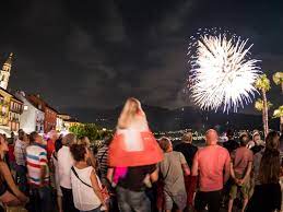 This year's celebration on the rhine will take place as usual on 31 july with an evening celebration organised by the city (starting at 5 p.m.) and the big firework display (at 11 p.m.). Abgesagt Feuerwerke Ascona Ticino Ch