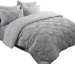 Find sheets in a number of stylish colors to add some style to your bedding. Amazon Com Bedsure 8 Piece Comforter Set Bed In A Bag Comforter 2 Pillowshams Flat Sheet Fitted Sheet Bed Skirt 2 Pillowcases Kitchen Dining
