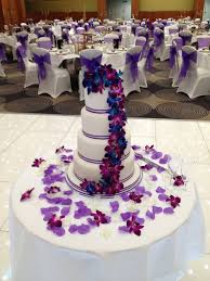 Gold wedding cake with lavender springs cake topper | lh photography. Purple Cake For Wedding Novocom Top