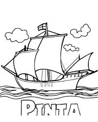 The first official, regular columbus day holiday was. Pinta Columbus Day Free Print And Color Online