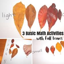 30 fall activities that are fun for preschoolers. Basic Preschool Math With Fall Leaves Views From A Step Stool