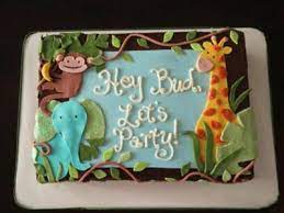 Jungle Animal Baby Shower Cakes Cutestbabyshowers Com