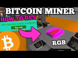 Bitcoin miner is a roblox game in which you will become a bitcoin miner. How To Get Premium Coins Unlock The Rgb Card In Bitcoin Miner Roblox Youtube