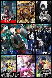 Anime Action Collage Anime Art Poster