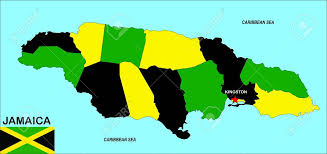 Jamaica bordering countries jamaica is one of nearly 200 countries illustrated on our blue ocean laminated map of the world. Very Big Size Jamaica Political Map Illustration Stock Photo Picture And Royalty Free Image Image 12105788