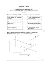 Mathematik Arbeitsmaterialien Punkte Und Linien 4teachers De