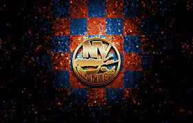 If you are looking for new york islanders wallpaper you have come to the right place. Wallpaper Wallpaper Sport Logo Nhl Hockey Glitter Checkered New York Islanders Images For Desktop Section Sport Download