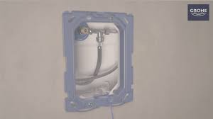Grohe wand wc montageelement solido vorwandelement unterputz spülkasten neu. Grohe Rapid Sl Einfache Montage Der Betatigungsplatte Youtube