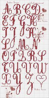 mariage alphabet abecedaire point de croix coloriage pelle
