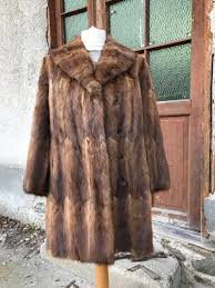 Vintage Mink Coat Real Fur Long Mink Coat Lush Brown Etsy