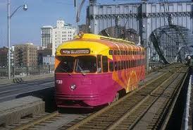 Port Authority Transit 1730 Light Rail Vehicle Street Cars New England Fall