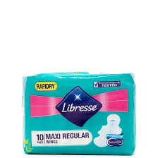 Libresse maxi night fit wing. Libresse Maxi Wings Regular Cotton 10s Loshusan Supermarket Libresse Jamaica