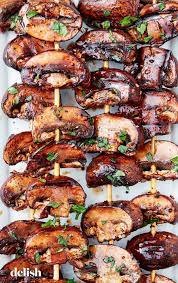 Balsamic Grilled Mushrooms Will Be Your New Favorite Summer Side Recipe Grilled Mushroom Recipe Bbq Recipes Healthy Recipes