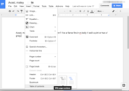 So this is how you can create a table of contents in google sheets which can instantly take you to the specified sheet or cells/ranges. Putting Page Numbers In A Table Of Contents In Google Docs Web Applications Stack Exchange