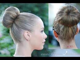Pull your ponytail through the center of your sock bun, bringing it down to the base of your ponytail to ensure all of your strands are within the bun. Easiest Sock Bun Best Method For Layers Too Youtube