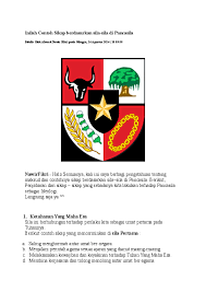 Doc Inilah Contoh Sikap Berdasarkan Sila Sila Di Pancasila Ridwan Bukittinggi Academia Edu