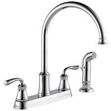 So, if you need new bathroom or kitchen faucet aerators, look to lowe's to find the faucet aerator replacement for the job. Two Handle Kitchen Faucet With Spray 21716lf Delta Faucet