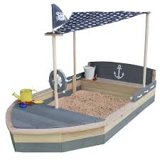 Sun Sandkasten Boot Krabbe Aus Holz Gefertigt Massiv Hochwertiger Druck Staufach Sitzflache Sitzbank D Sandkasten Boot Sandkasten Garten Sandkasten