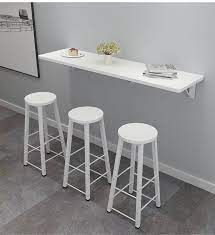 This is a wall mounted bar top big enough to eat at, and small enough to not get in the way. Free Andy Wall Mounted Bar Table Furniture Home Living Furniture Tables Sets On Carousell