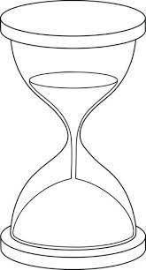 Private Site Hourglass Drawing Line Art Drawings Clock Drawings