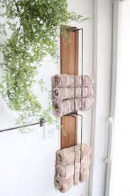 Diy decorative bath towel storage inspiration : 32 Creative Diy Towel Storage Ideas Designs For Bathroom In 2021