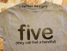 Boy 5th Birthday Shirt Ideas Five They Call That A Handful Shirtfunny Five Year Old Shirt Etsy In 2020 Birthday Shirts Birthday Boy Shirts Old Shirts