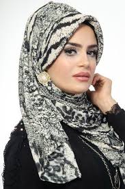 Aise Tesettur Desenli Sapkali Sal Moda Stilleri Sal Moda