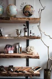 Natural Wood Floating Shelves Ideas On Foter Wood Floating Shelves Shelves Home Decor