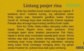Prenahe sesambungan antarane sing ngirim layang lan sing dikirimi layang, mapan ing perangan… 40. Soal Dan Jawaban Sbo Tv Sd Kelas 5 Kamis 4 Februari Tembung Panyandra Penyendhu Pepindhan Parikan Surya