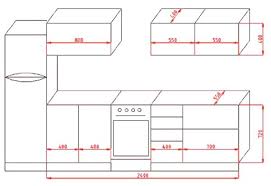 أبعاد وحدات المطبخ