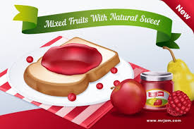 Easy, industry standard, clear to understand license for use. Free Vector Food Commercial With Mixed Fruits And Toast