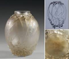 Rene Lalique Cire Perdue Vase Lalique Vase Glass Art