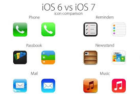 Here S What All The New Ios 7 Icons Look Like Compared To Ios 6 Icons Read More At Http Www Cultofmac Com 231380 Heres What The Al Ios 7 Icons Ios 7 App Icon