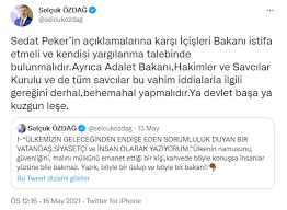 Organize suç örgütü lideri sedat peker, twitter adresinden yaptığı defne hanım açıklaması ile şimşekleri yine üzerine çekti ve defne samyeli günün sedat peker'in açıklamalarının ardından defne samyeli gündem oldu ve özel hayatı kızları, kızlarının babası ve ilk eşi merak konusu oldu. Sedat Peker In 5 Videosu Gelecek Partisi Nden Soylu Cagrisi Yargilanmali