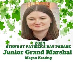 Discover the extraordinary individuals leading the Athy Patrick's Day  Parade 2024 as our esteemed grand marshals and Junior Grand Marshals Join  us in celebrating their remarkable contributions to our Community ☘️🍀🇮🇪 