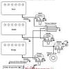 Wiring diagram 2 humbuckers 1 volume 1 tone 3 way switch. 1