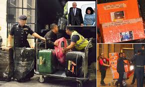 That aesthetic doctors paid frequent visits to her home when it comes to plastic surgery botched jobs, ex malaysian prime minister najib razak's wife rosmah mansor almost tops the list. Malaysian Police Seize 72 Suitcases Stuffed With Cash And Jewels Daily Mail Online
