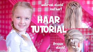 Ze plaatsen iedere woensdag een filmpje op youtube. Zoete Zusjes Haar Tutorial Waterval Vlecht Met Hart Frozen Vlecht Dezoetezusjes Youtube