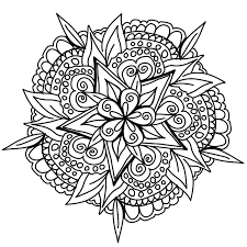 Découvrez vite tous nos mandalas gratuits à télécharger et colorier. Mandala Dessine A La Main Mandalas Sur Le Theme Des Fleurs Et Vegetation 100 Mandalas Zen Anti Stress