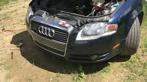 Remove Headlight From An A4 Audi B7 Changing Bulbs Tricky Youtube