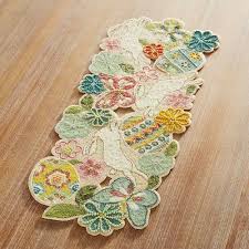 Easter Egg Field Beaded 35 Table Runner Pier 1 Imports Table Runners Spring Easter Decor Easter Table Settings
