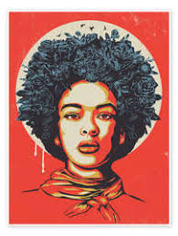 All is vanity (Baroque Frame) print by Charles Allan Gilbert