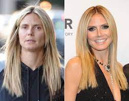 Read about their marriage and life with kids leni, lou, henry and johan. Heidi Klum Stars Caught Without Makeup Celebs Without Makeup Celebrity Makeup Transformation Models Without Makeup