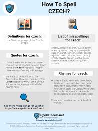 How To Spell Czech And How To Misspell It Too Spellcheck Net