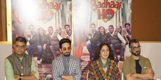 Badhaai Ho Cast In Nation Capital For The Promotions Postman News It stars ayushmann khurrana, neena gupta, gajraj rao, surekha sikri, and sanya malhotra, and tells the story of a. postman news