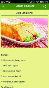 Ubi kayu berasal dari induk yang cukup tua ( 1 tahun ). Aneka Olahan Singkong Fur Android Apk Herunterladen