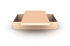 Download Box Mockup With Golden Yellow Color On White Stock Illustration Illustration Of Realistic Packet 169695159 PSD Mockup Templates