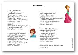 Original lyrics of je viens du sud song by chimène badi. Oh Susanna Traditional American Song Songs For Teaching English