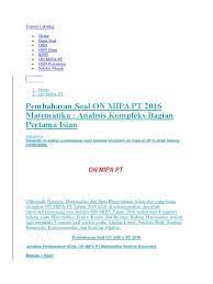 Salut, video ini berisi pembahasan soal olimpiade kimia tahun 2017. Tomata Likuang